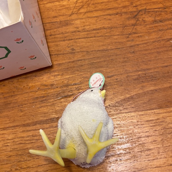 1995 Department 56 Easter Snow-baby chick #2475-1 in original packaging & tag - Picture 6 of 10